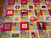 Gorgeous Custom Clothing Applique Quilt 2 small