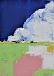 Abstract Landscape, 5" X 7", Original Landscape Painting, Acrylic Painting, Modern Art Canvas 1 small