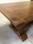 Farmhouse Trestle Table With Breadboard Top 3 small