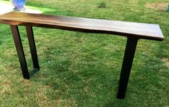 Live Edge Walnut Entry Table 3 small