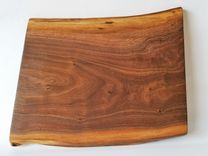 Large Wood Server- Serving Board- Charcuterie Board- Food Server- Black Walnut- Food Safe- Tapas 5 small