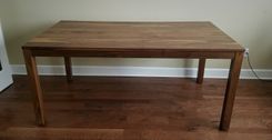 Walnut Parsons Dining Table - Cherry Option 5 small