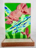 Fused Glass Table Sculpture -  Hero Torch 2 small