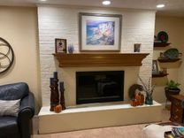 Flame Birch Mantel 6 small