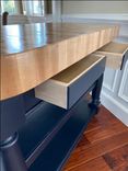 Kitchen Island With 4" Thick Butcher Block Top 4 small