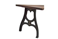 Live Edge Desk, Walnut Computer Desk, Desk With Metal Legs, Slab Desk, Handmade Office Desk 3 small