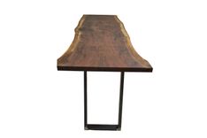 Live Edge Dining Table, Wood Dining Table, Slab Dining Table, Black Walnut Dining Table 2 small
