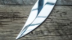 The Nazareth: A Clipped Point Bowie With Micarta Scales 4 small