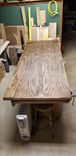 Oak Double Chevron Table 4 small