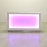 Custom Modern Reception Desk - Vegas Desk With Light Box 3 small