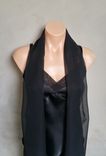 Black Chiffon Scarf 2 small