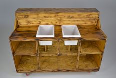 Custom Industrial Contemporary Rustic Bar 5 small