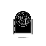Decorative Night Sky Steel Gate - Moon Mountain - Metal Art - Security Door - Garden Gate 2 small