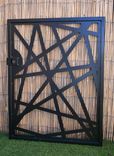 Decorative Steel Gate - Strike - Geometric Gate - Steel Panel Art - Garden Gate - Metal Art - Modern 1 small