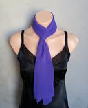 Purple Chiffon Scarf 5 small