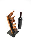Wine Bottle Stopper Display - Baton - Made From Reclaimed California Wine Barrels - 100% Recycled! 3 small