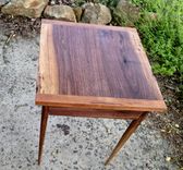 Black Walnut And Cherry Mid-Century End Table 4 small
