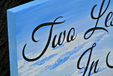 Two Less Fish In The Sea Signage, Beach Wedding Decor Name Sign 6 small
