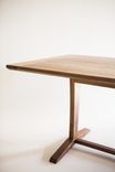 Walnut + Ebony Trestle Dining Table 3 small
