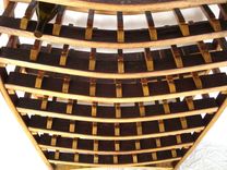 Wine Barrel Wine And Glass Rack - Condrie - Made From Retired Wine Barrels 5 small