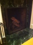 Custom Sized Fireplace Screen, Arched, Simple, Plain 4 small