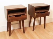 MID CENTURY MODERN SKEWED LEG WATERFALL TABLE 3 small
