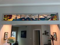 Blue Herons With Flowers 1 small