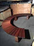 Curved Custom Bench -- For Fire Ring -- Past Project 2 small