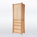 Modern Wardrobe Or Dresser For Bedroom With Drawers And Closet Space "River Rushes Wardrobe" 3 small