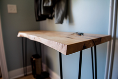 Narrow Console Table, Modern Entryway Table, Hallway Table, Foyer Table, Solid Wood Table 5 small
