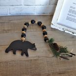 Black Bear Decor Bead Garland Cabin Decor Woodland Decor Lakehouse Decor 6 small