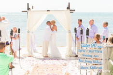 Rustic Chic Wedding Directional Sign, Beach Wedding Decor, Shoes Optional Sign 2 small