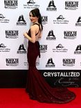 Custom Crystallized Evening Gown Formal Prom Dress Wedding Attire Bling European Crystals Bedazzled 5 small