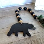 Black Bear Decor Bead Garland Cabin Decor Woodland Decor Lakehouse Decor 2 small