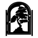 Decorative Steel Gate - Steel Panel Art - Zen Bonsai - Garden Gate - Handmade 2 small