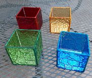 Stained Glass Candle Holder 5 small