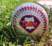 Philadelphia Phillies Crystallized Baseball Mlb Game Sized Sports Bling European Crystals Bedazzled 1 small