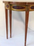 Reproduction William Whitehead D Shaped Federal Card Table 2 small