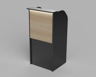 Newbury Park Collection Hostess Stands, Check-In Desk, Entry Podium, Guest Services Desk, Front Desk 5 small