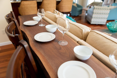 Live Edge Bar Table, Sofa Table Bar Top, Home Bar Height Table, Living Room Sofa Table With Seating 2 small