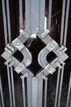 Gates. Blacksmith Forged Double Gates. 2 small