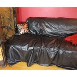 Custom Made Leather Duvet Cover or Throw,  Any size, choice of backing material 2 small