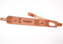 Custom Leather Rifle Sling for a gun with swivels 6 small