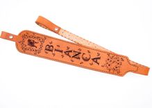 Custom Leather Rifle or Shotgun Slings Laser Engraved Photo Engraved Picture -Leather Rifle Slings Personalized 1 small