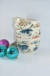 Set Of Four: Handmade Ceramic Soup Bowl For Salad, Cereal Or Ice Cream 1 small