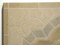 Limestone Classic Grape Relief Monolithic Mosaic Back Splash Decorative Tile Insert 6 small