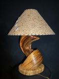 Twisted Juniper Table Lamp Handmade 2 small