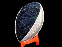Dallas Cowboys Crystallized Football Full Size Nfl Bling Genuine European Crystals Bedazzled 2 small
