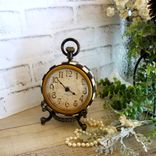 Courtly Clock Checked Clock Hand Painted Black And White Checks Clock 6 small