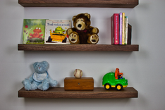 Shelves For Kids Room, Kids Wall Bookshelf, Kids Room Bookshelf, Nursery Shelves, Playroom Shelving 1 small